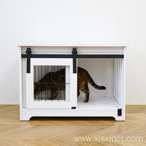 Pet Cage Furniture Style Wood House Indoor Kennel